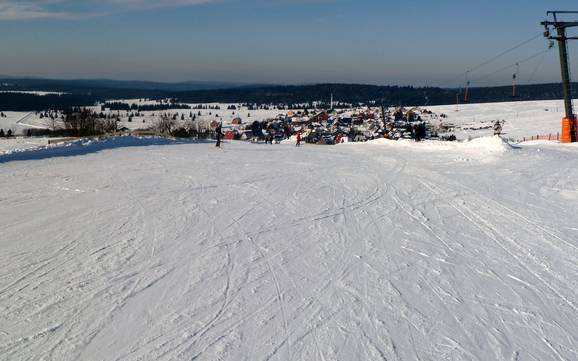 Best ski resort in the Ústí nad Labem Region (Ústecký kraj) – Test report Keilberg (Klínovec)