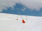 Snow-making in the Crans-Montana ski resort