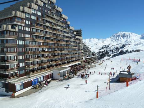 Paradiski: accommodation offering at the ski resorts – Accommodation offering La Plagne (Paradiski)