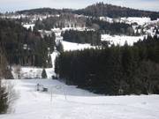 View of the Bischofsreut ski lift