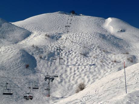 Ski resorts for advanced skiers and freeriding Briançon – Advanced skiers, freeriders Serre Chevalier – Briançon/Chantemerle/Villeneuve-la-Salle/Le Monêtier-les-Bains