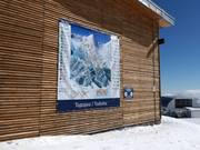 Information board at the mountain station