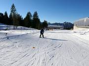 Practice area run by the NTC ski school