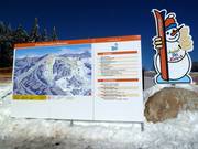 Information board at the Junior Ski Circus