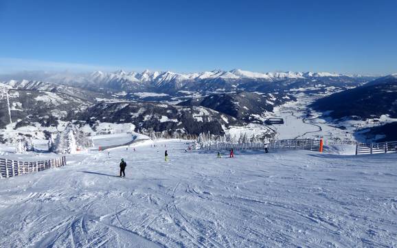 Biggest ski resort in the Upper Mur Valley (Oberes Murtal) – ski resort Katschberg