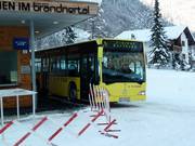 Ski buses at Brandnertal