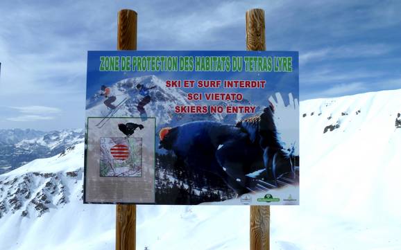 Turin (Torino): environmental friendliness of the ski resorts – Environmental friendliness Via Lattea – Sestriere/Sauze d’Oulx/San Sicario/Claviere/Montgenèvre