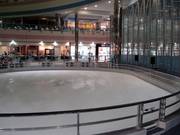 The ice skating rink is already in operation