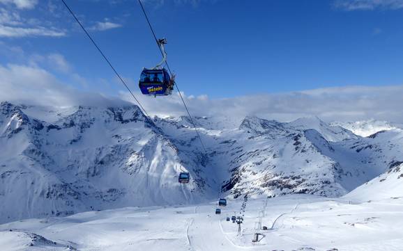Highest base station in the Gastein Valley – ski resort Sportgastein