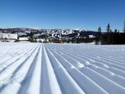 First-class slope preparation in the ski resort of Kvitfjell