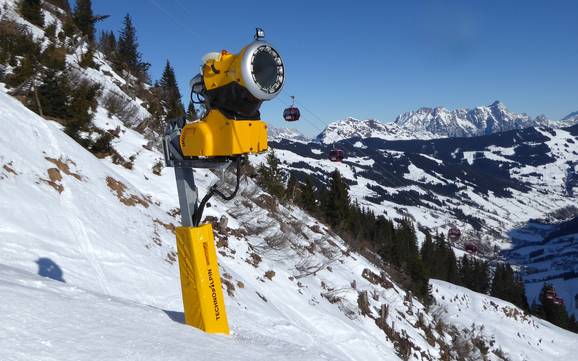 Snow reliability Leoganger Tal – Snow reliability Saalbach Hinterglemm Leogang Fieberbrunn (Skicircus)