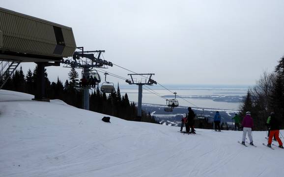 Biggest ski resort in Capitale-Nationale – ski resort Mont-Sainte-Anne