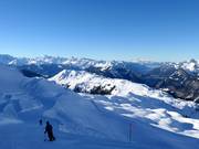 View from the Glattingrat over the ski resort