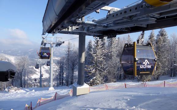 Silesia (Województwo śląskie): best ski lifts – Lifts/cable cars Szczyrk Mountain Resort