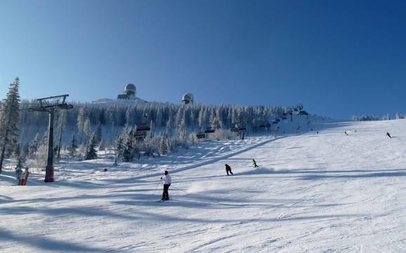 Highest base station in the Bavarian Forest (Bayerische Wald) – ski resort Arber
