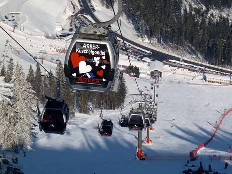 Regen: best ski lifts – Lifts/cable cars Arber