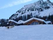 Ski hut on the run to Villaroger