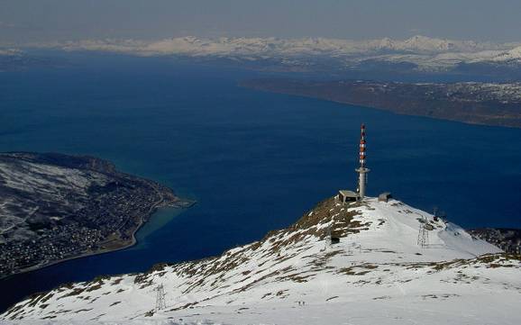 Highest ski resort in Northern Norway (Nord-Norge) – ski resort Narvikfjellet – Narvik