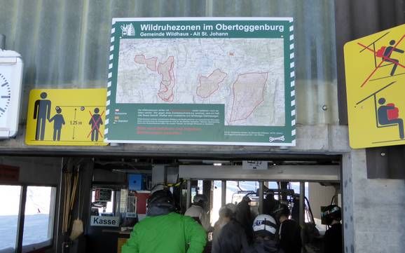 Toggenburg: environmental friendliness of the ski resorts – Environmental friendliness Wildhaus – Gamserrugg (Toggenburg)