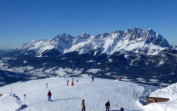 Biggest height difference in the Holiday Region St. Johann in Tirol – ski resort St. Johann in Tirol/Oberndorf – Harschbichl