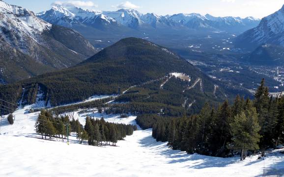Ski resorts for advanced skiers and freeriding Sawback Range – Advanced skiers, freeriders Mt. Norquay – Banff