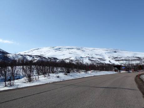 Norrbotten: access to ski resorts and parking at ski resorts – Access, Parking Fjällby – Björkliden