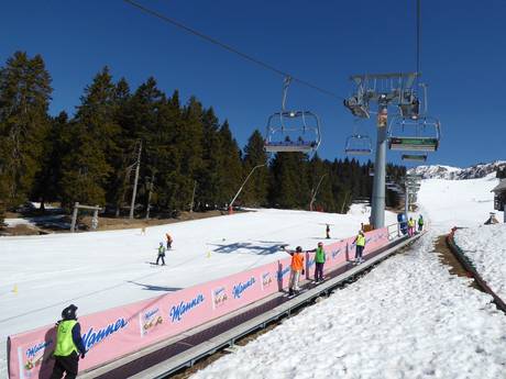 Family ski resorts Gorenjska (Upper Carniola) – Families and children Krvavec