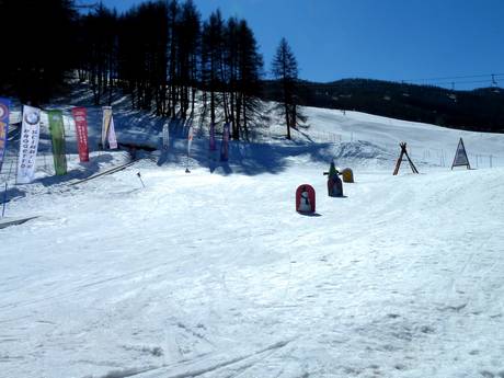 Children's area run by the Ski School Project in Sauze d'Oulx 