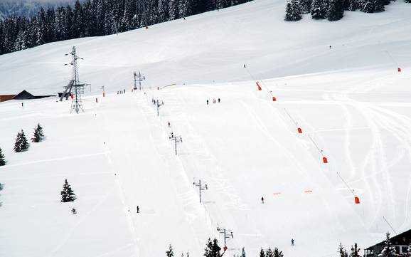 Ski resorts for beginners in the Beaufortain – Beginners Espace Diamant – Les Saisies/Notre-Dame-de-Bellecombe/Praz sur Arly/Flumet/Crest-Voland