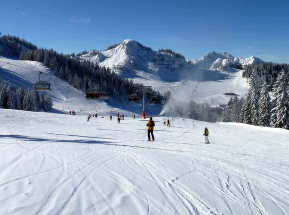 Easy slopes at the Hachau lift