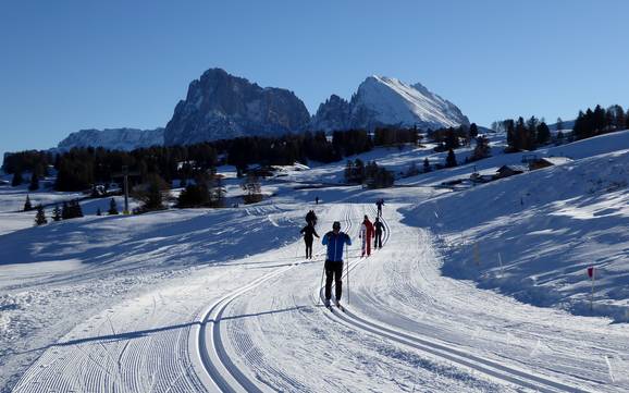 Cross-country skiing Seiser Alm – Cross-country skiing Alpe di Siusi (Seiser Alm)