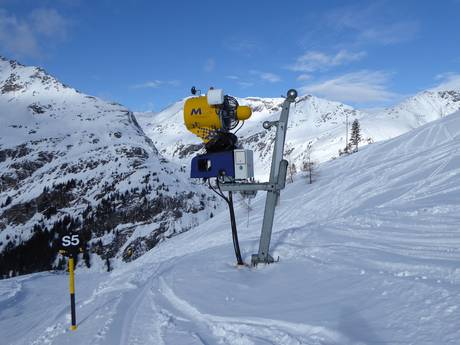 Snow reliability Ski amadé – Snow reliability Sportgastein