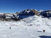 View towards the Sella Pass