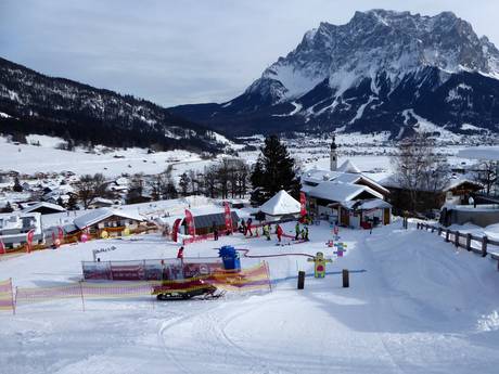 Children’s area run by the Skischule Snowpower Lermoos