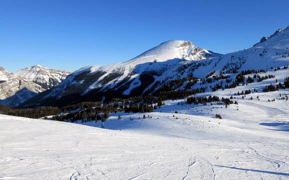 Massive Range: size of the ski resorts – Size Banff Sunshine