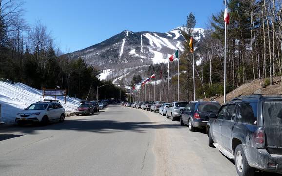 Adirondack Mountains: access to ski resorts and parking at ski resorts – Access, Parking Whiteface – Lake Placid