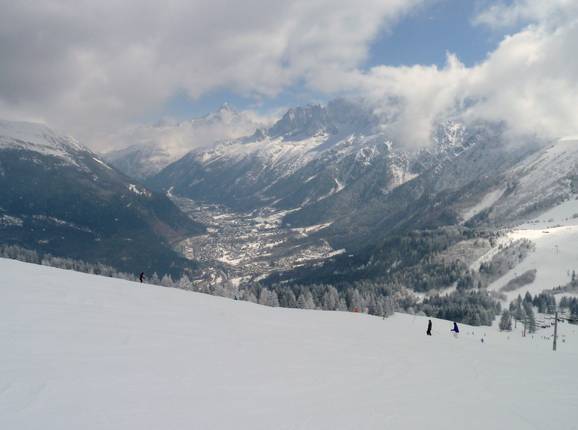 View of the Chamonix Valley