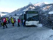 Ski bus to the Hochalmbahn lift