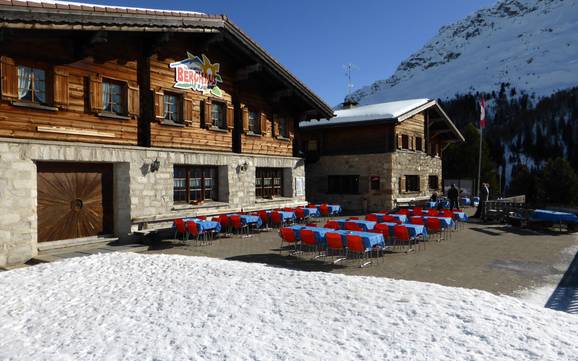 Huts, mountain restaurants  Oberhalbstein Alps – Mountain restaurants, huts Savognin