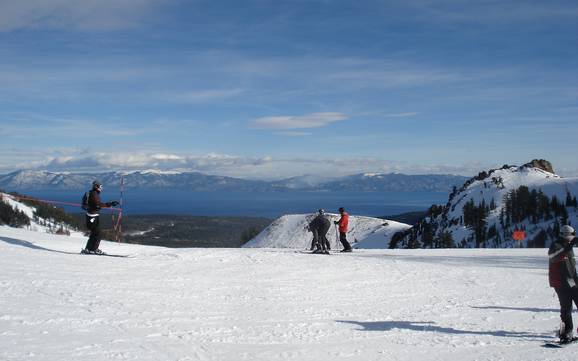 Snow reliability Sierra Nevada (US) – Snow reliability Palisades Tahoe