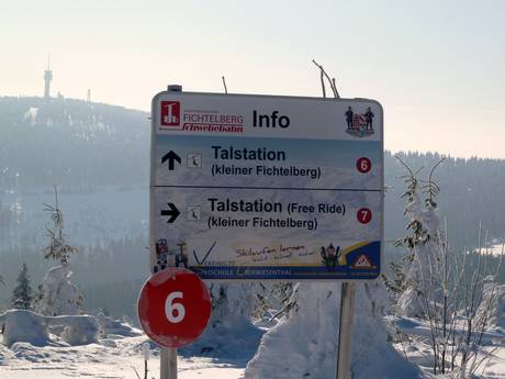 Saxony (Sachsen): orientation within ski resorts – Orientation Fichtelberg – Oberwiesenthal