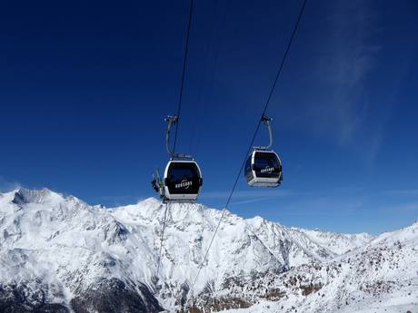 Saas Valley (Saastal): best ski lifts – Lifts/cable cars Hohsaas – Saas-Grund