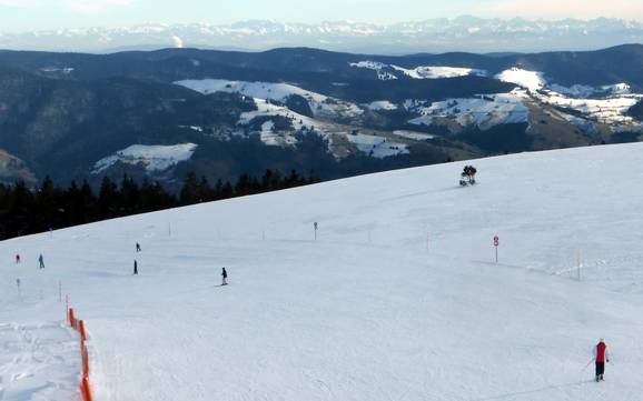 Wiesental: size of the ski resorts – Size Belchen