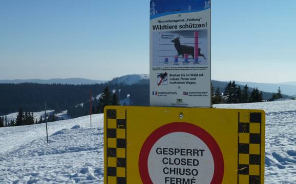 Breisgau-Hochschwarzwald: environmental friendliness of the ski resorts – Environmental friendliness Feldberg – Seebuck/Grafenmatt/Fahl