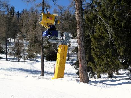 Snow reliability Val Badia (Gadertal) – Snow reliability Kronplatz (Plan de Corones)
