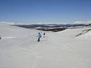 Beginning of the slopes on the Valsfjell (highest point in the Gålå ski resort at 1148 m)
