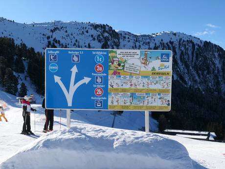 Pitztal: orientation within ski resorts – Orientation Hochzeiger – Jerzens