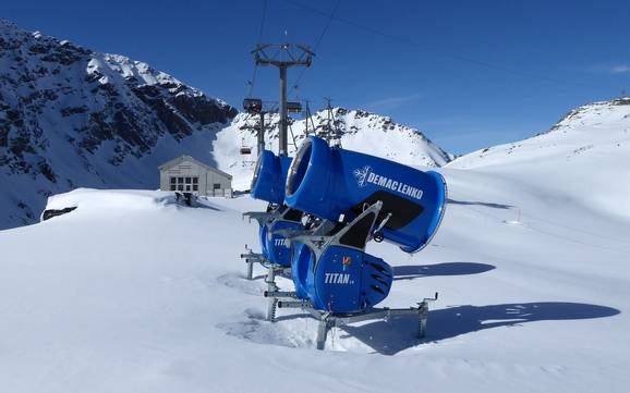 Snow reliability Val Bernina – Snow reliability Diavolezza/Lagalb