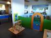 Children's restaurant and playroom at the middle station