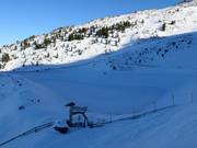 Snow-making reservoir on the Glungezer